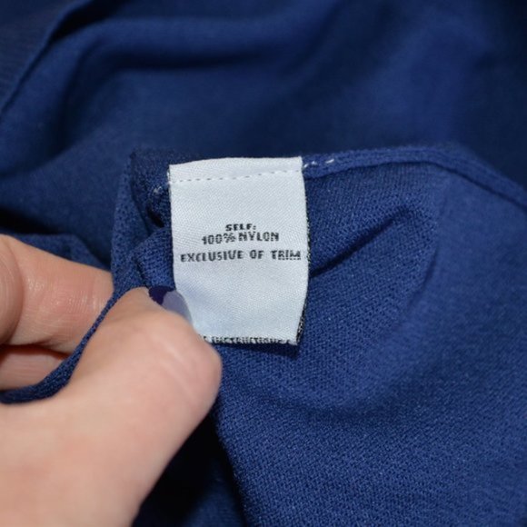 Tanya Taylor Blue Short Sleeve Knit Turtleneck Sz S - Picture 7 of 7